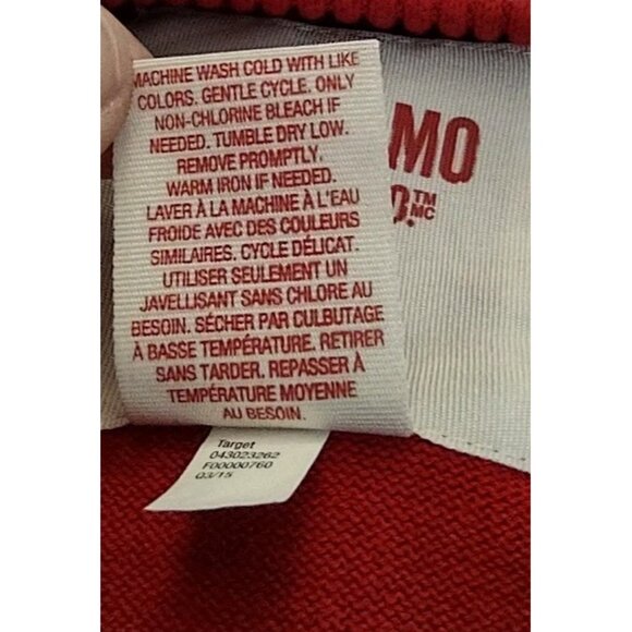 Christmas Sweater Men L/G Red Mossimo Take Me Gnome Red Black - Picture 6 of 8